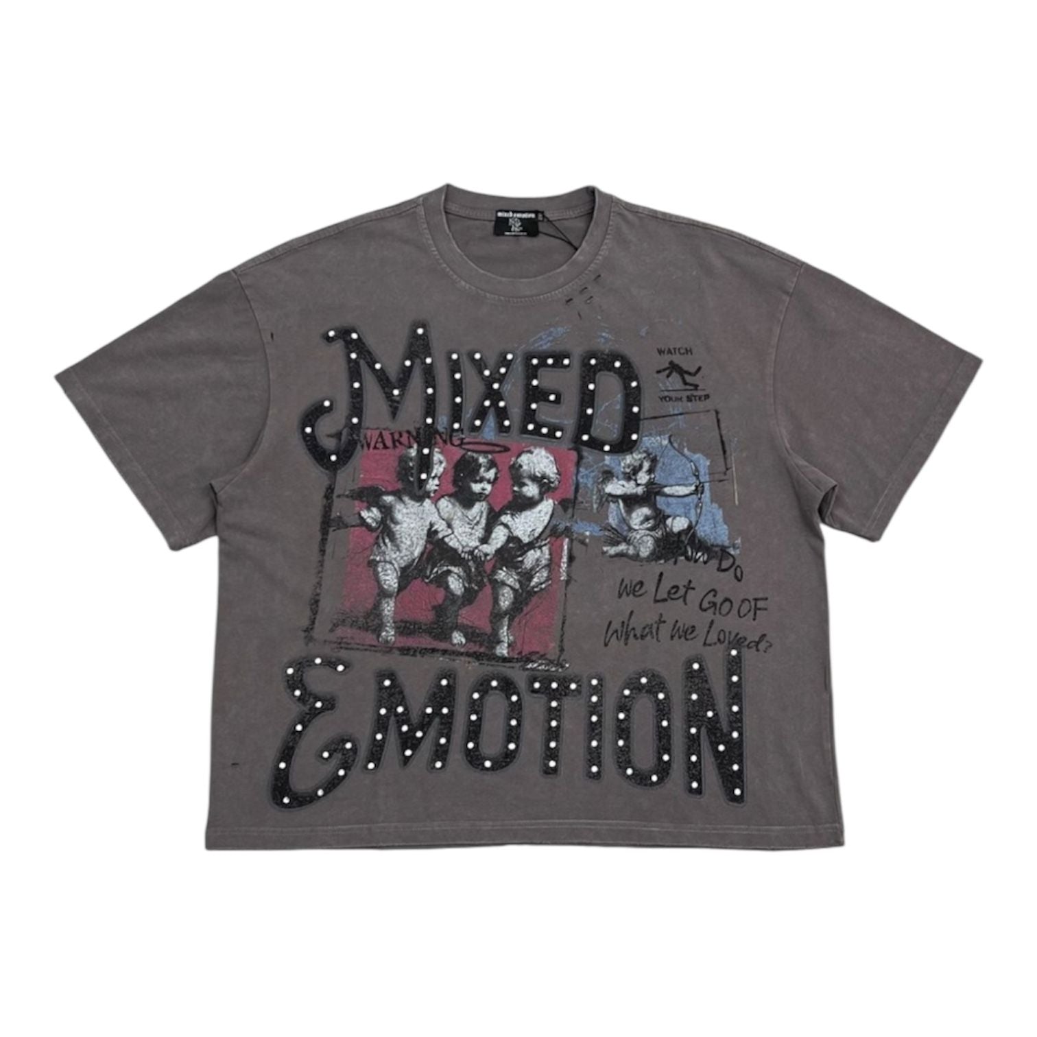 Mixed Emotion Friends Tee (Grey)