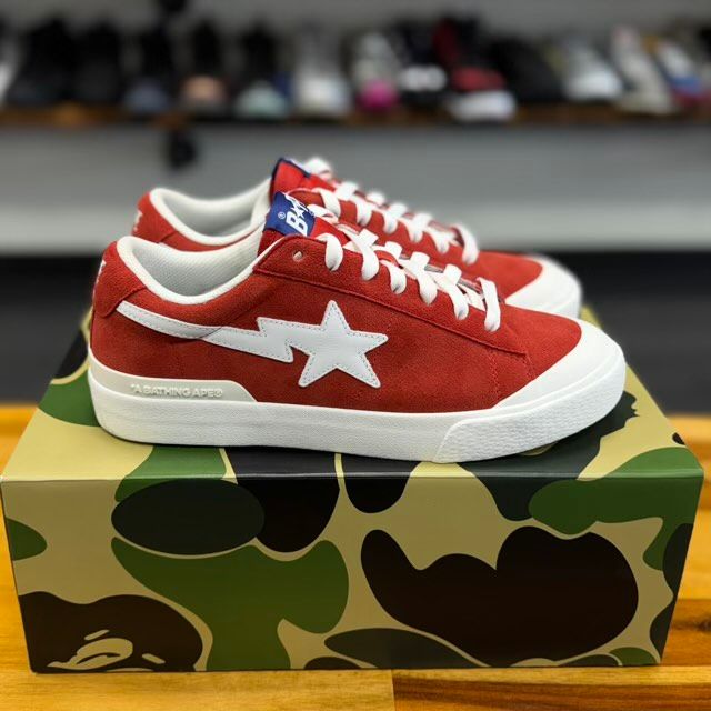 A Bathing Ape Mad Sta Red - Preowned