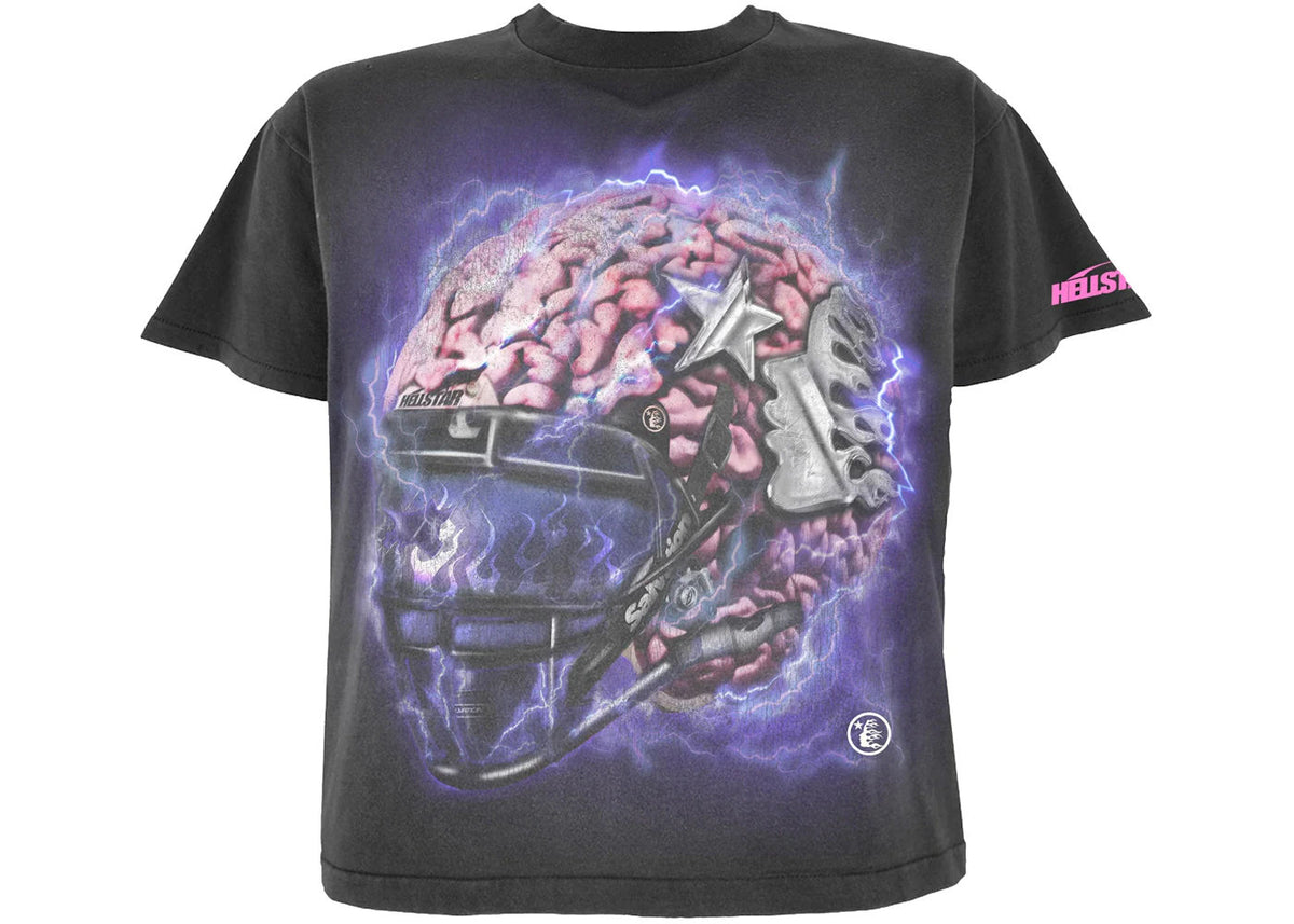 Hellstar Powered By The Star T-Shirt Black - Preowned
