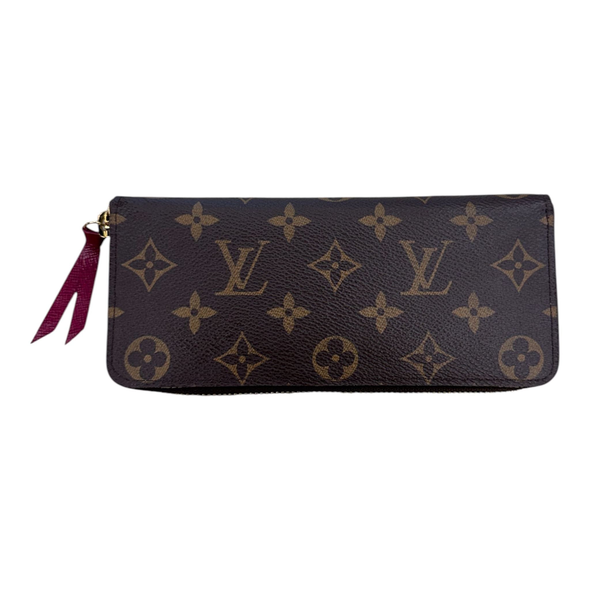 Louis Vuitton Clemence Wallet Monogram Fuchsia - Preowned