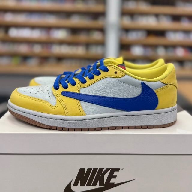 Jordan 1 Retro Low OG SP Travis Scott Canary (Women's) - Preowned