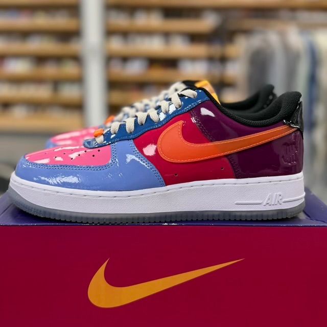 Nike Air Force 1 Low SP Undefeated Multi-Patent Total Orange - Preowned