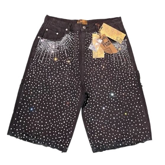 Birth Of A Royal Child Redial 20k Diamond Shorts (Washed Brown) - Preowned
