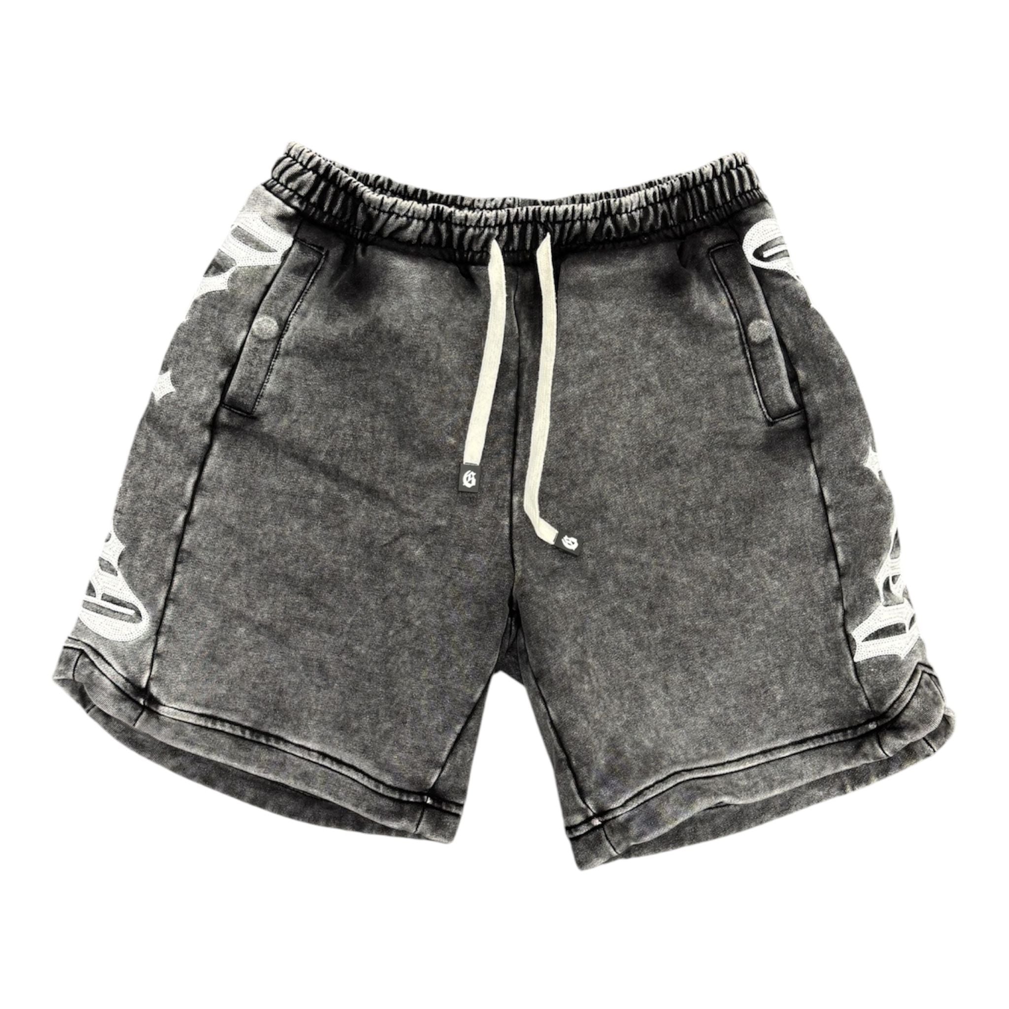 Godspeed CourtSide Shorts (Charcoal Wash) - Preowned