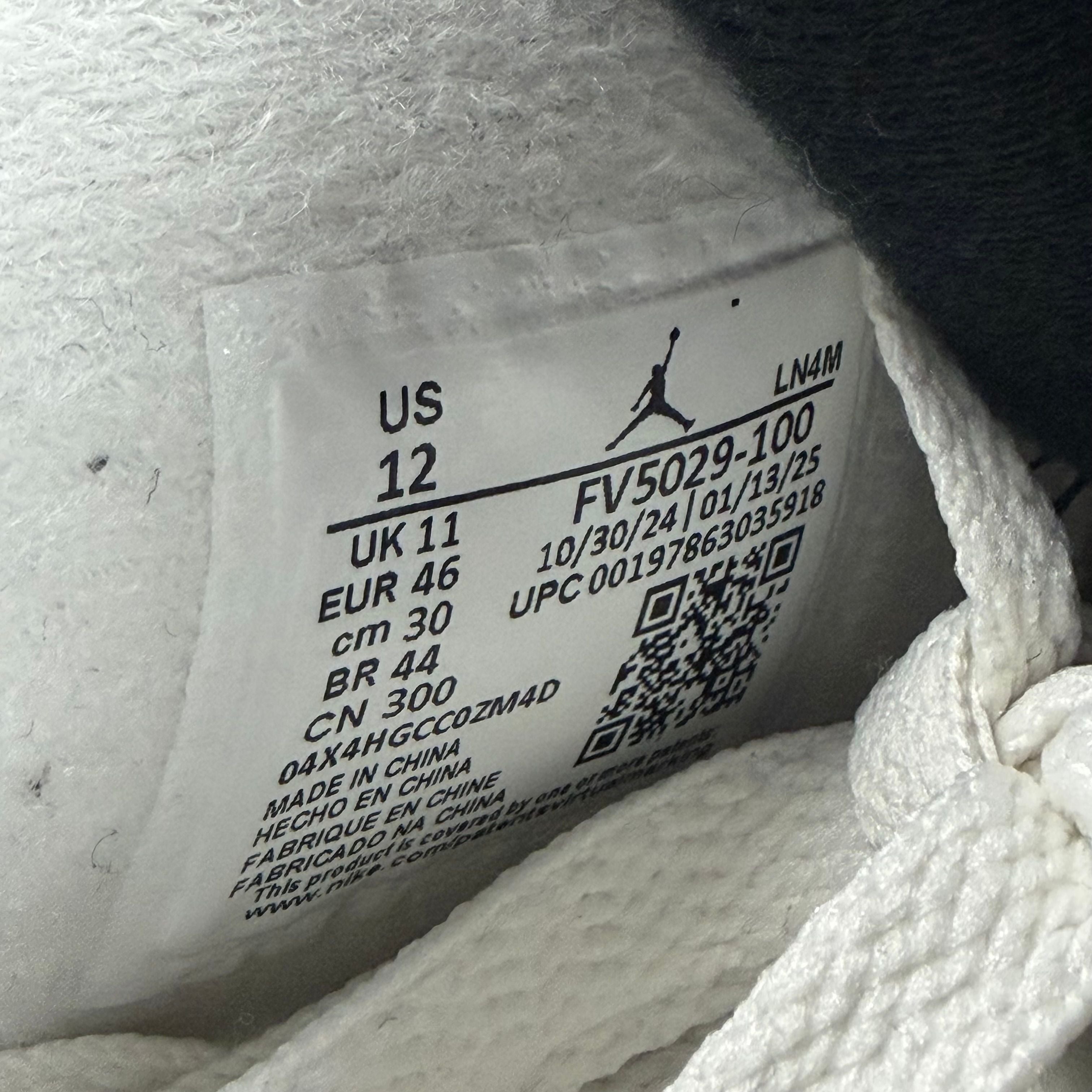 Jordan 4 Retro White Cement (2025) - Preowned
