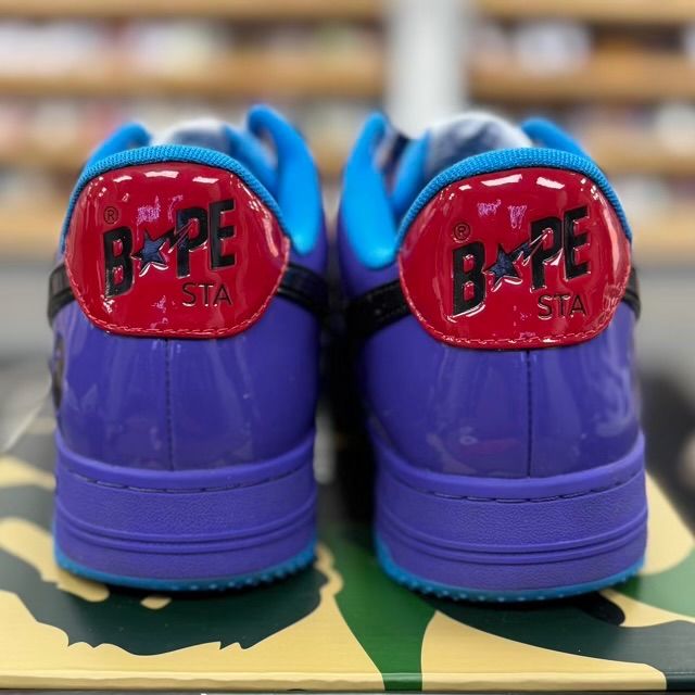 A Bathing Ape Bape Sta OS #1 M2 Purple Red - Preowned