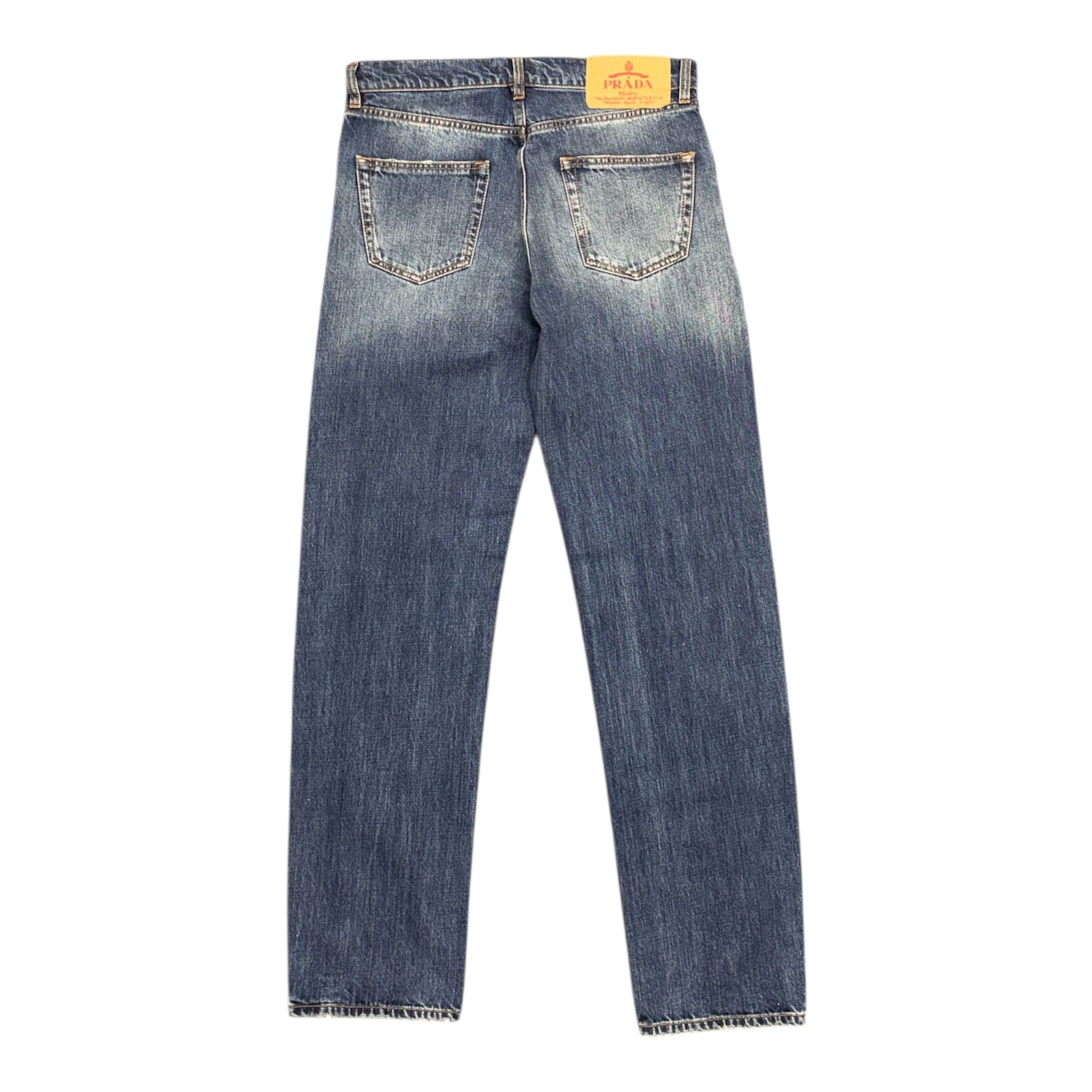 Prada 5 Pocket Denim (Washed Blue)