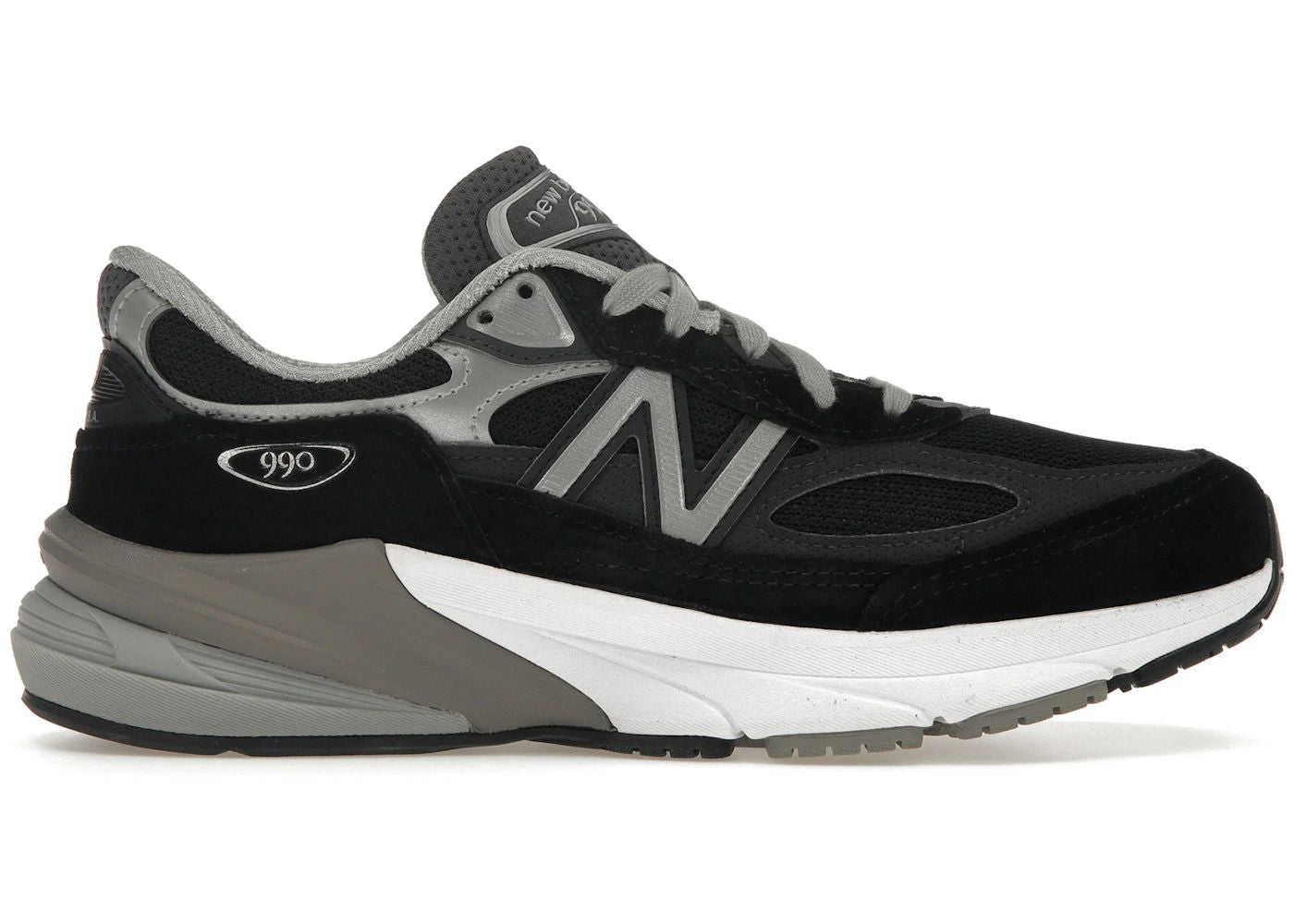 New Balance 990v6 MiUSA Black Grey White (Women's) - Preowned
