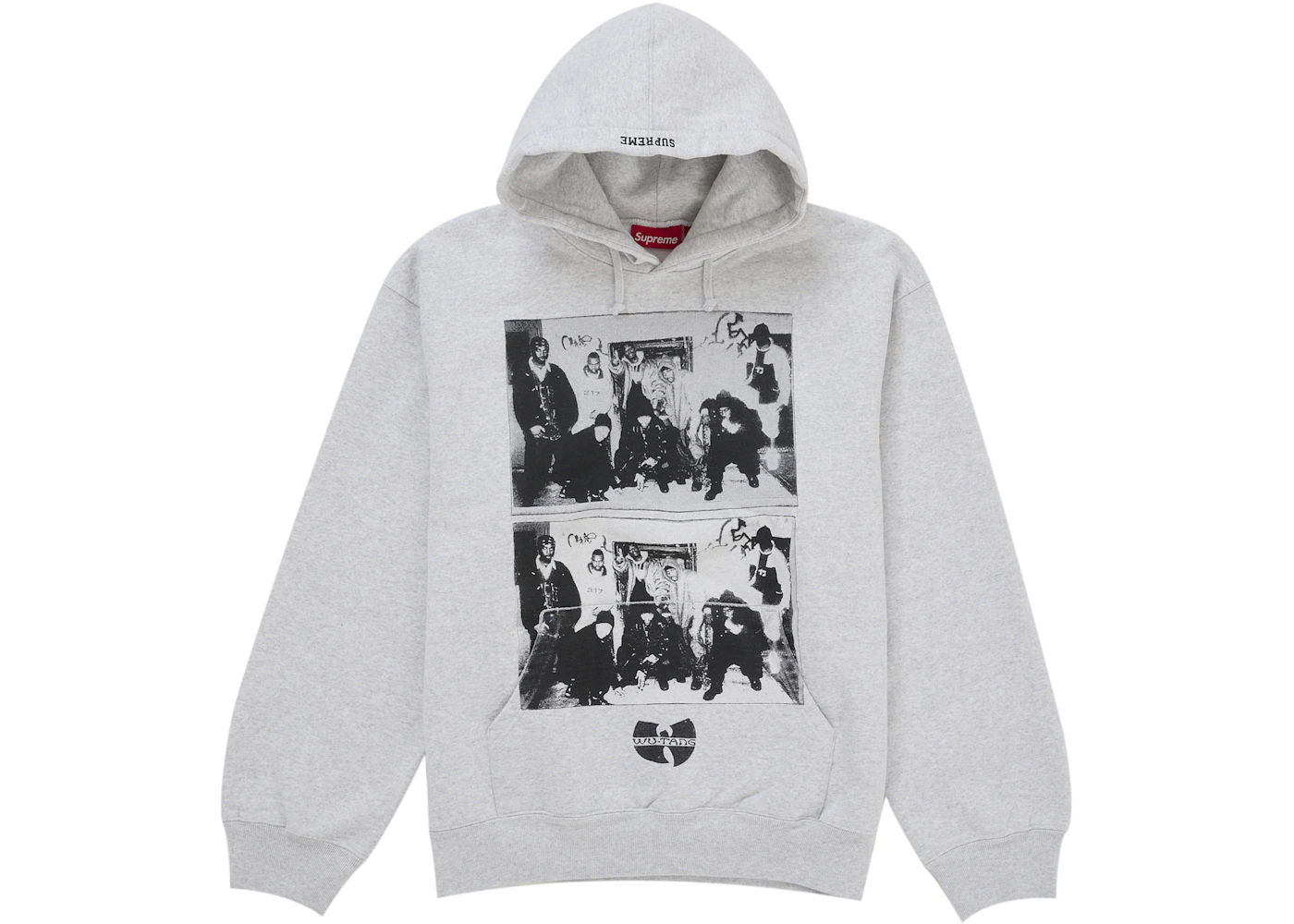 Supreme Wu-Tang Clan Hooded Sweatshirt Heather Grey