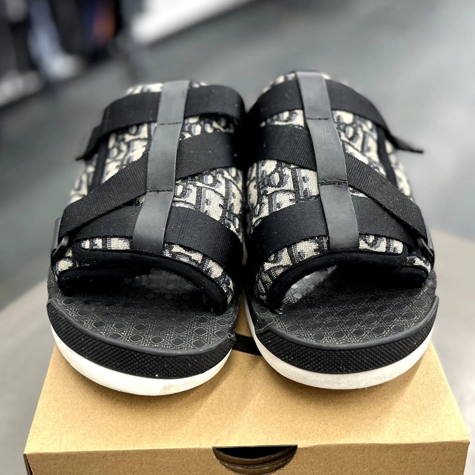 Dior Alpha Sandal (Oblique) - Preowned