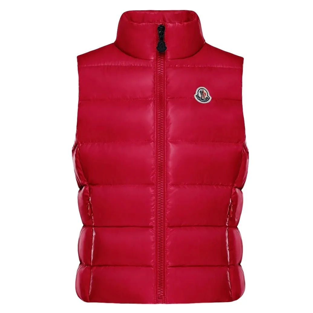 Moncler Ghany Gilet Vest Red - Preowned