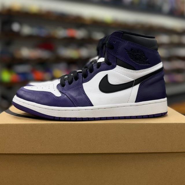 Jordan 1 Retro High Court Purple White - Preowned