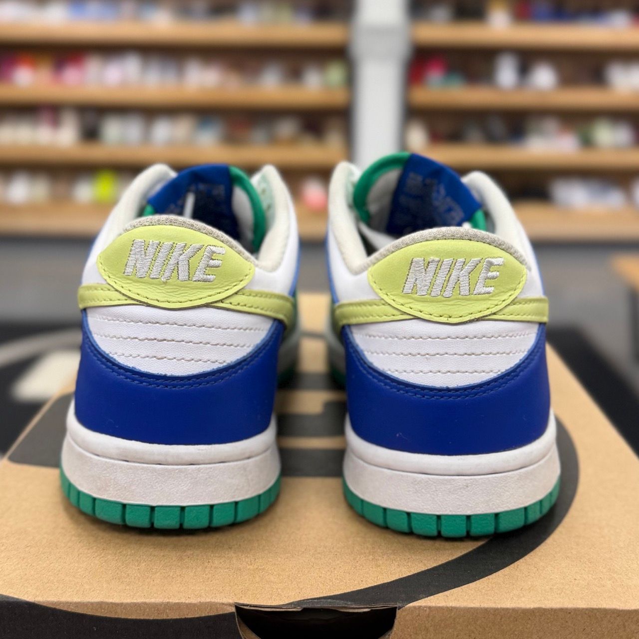 Nike Dunk Low Stadium Green Game Royal (GS) - Preowned