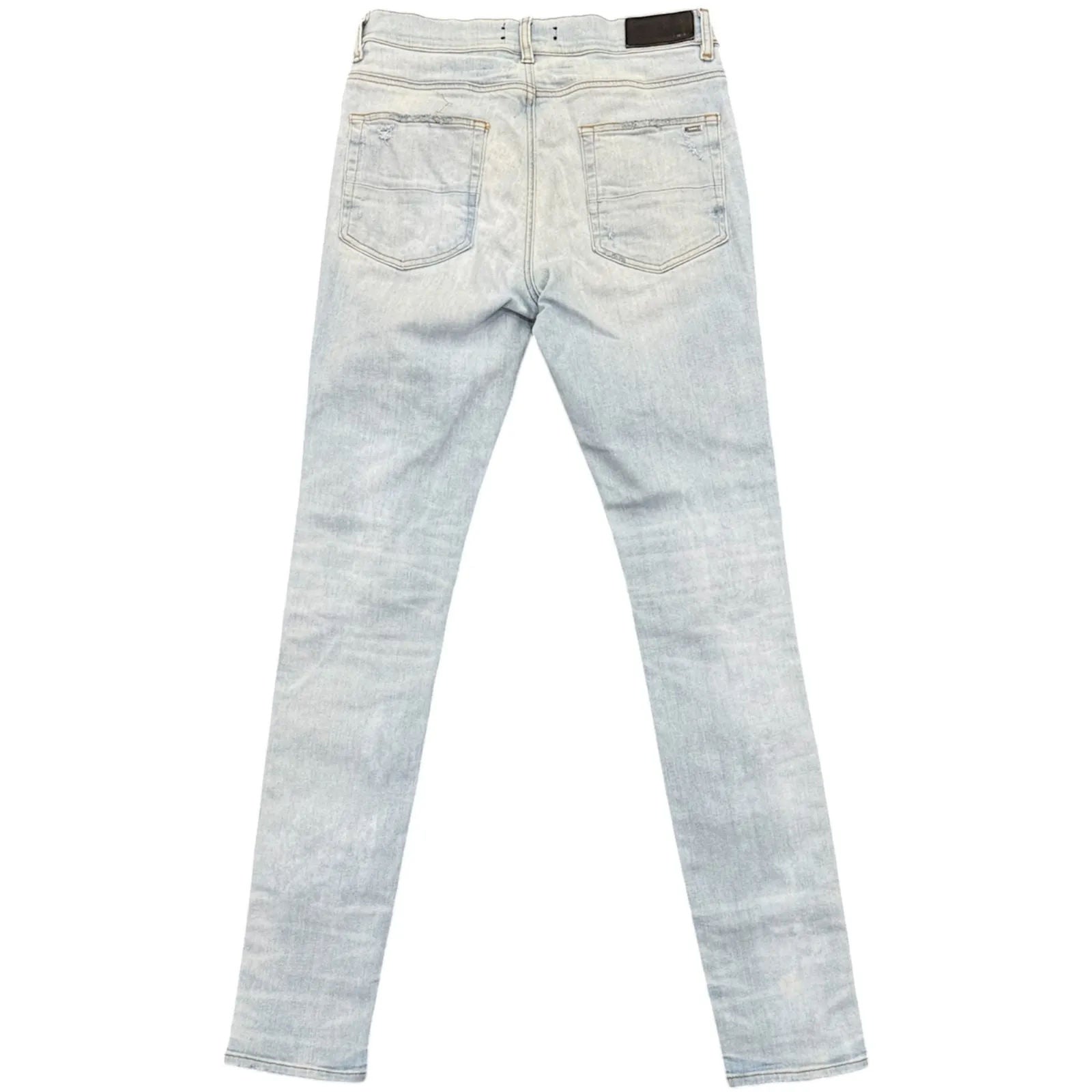 Amiri MX1 Tie Dye Patch Jeans (Clay Indigo) - Preowned