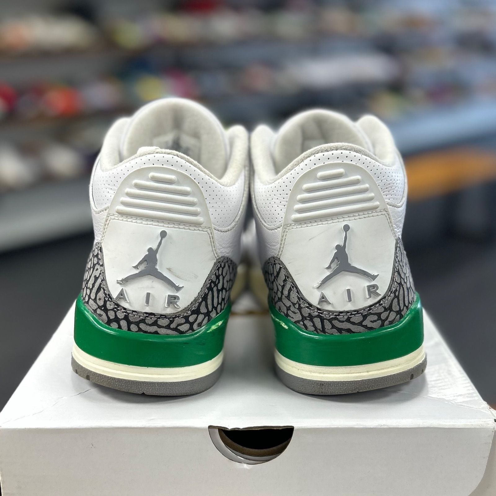 Jordan 3 Retro Lucky Green (Women's) - Preowned