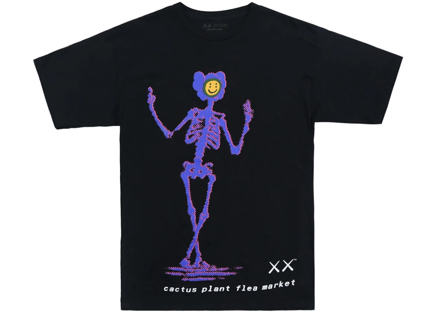 KAWS x Cactus Plant Flea Market T-shirt Black - Preowned