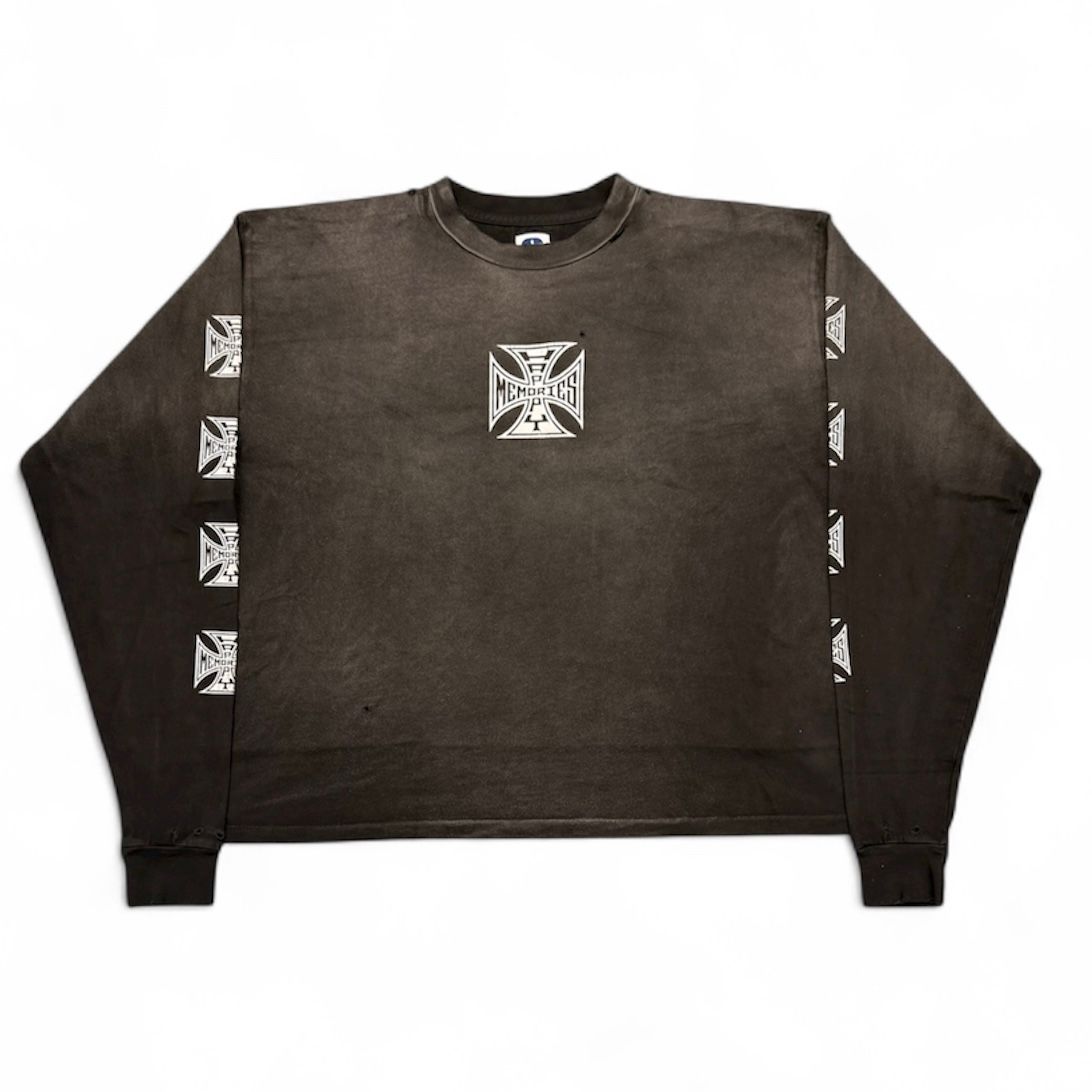 HMDD Chopper LS Tee (Washed Black) - Preowned