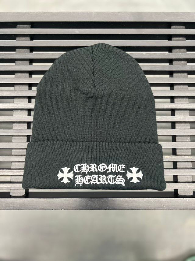 Chrome Hearts Logo Beanie Black