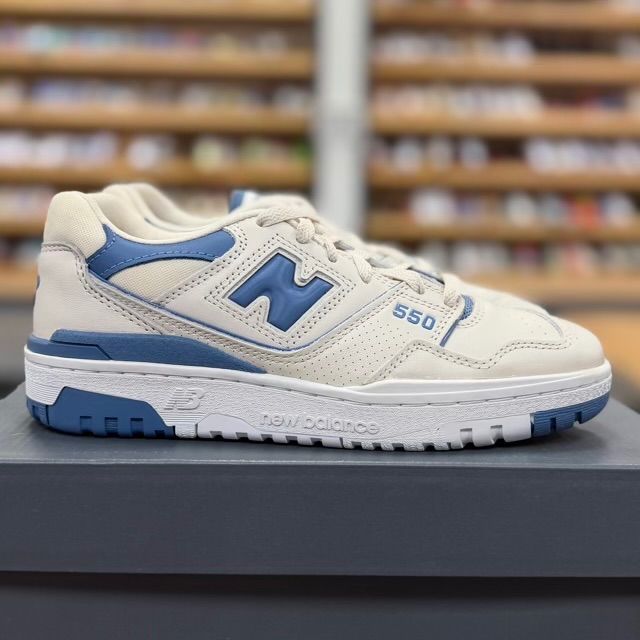 New Balance 550 Linen Heron Blue (Women's) - Preowned