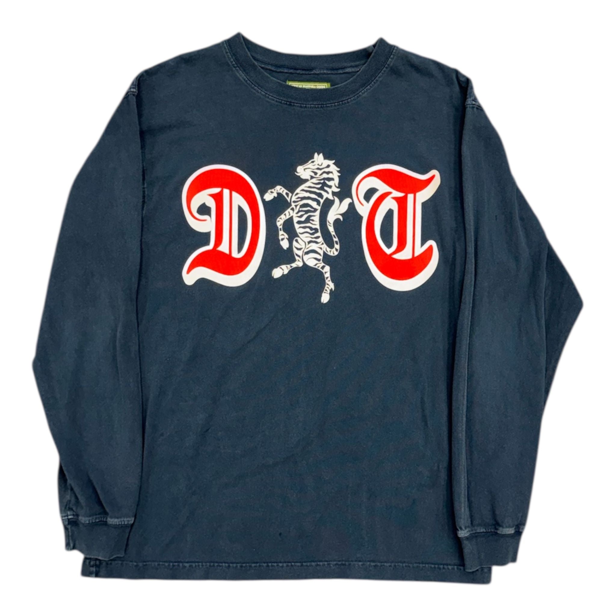 Denim Tears Zebra Crest LS (Navy) - Preowned