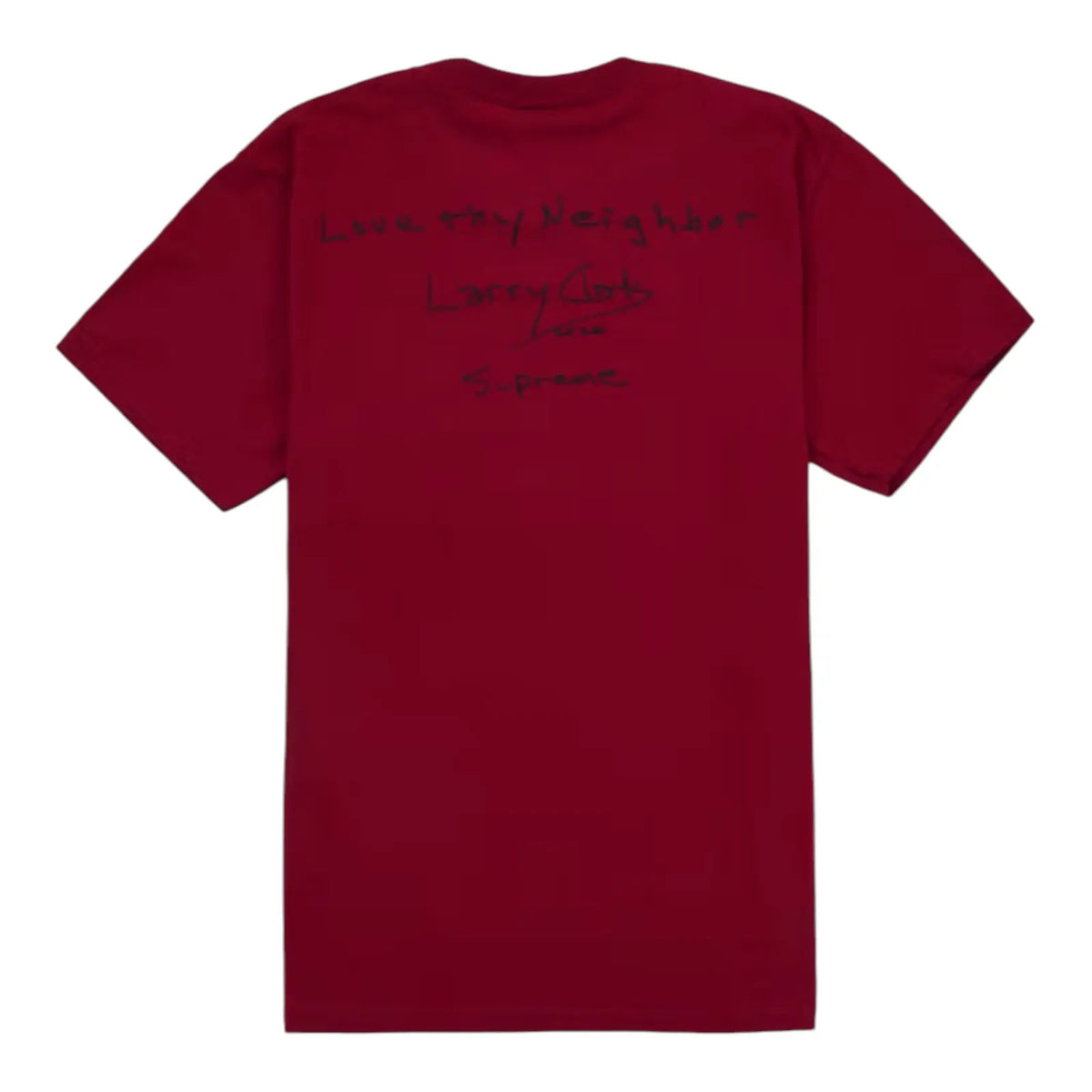 Supreme Larry Clark Neighbor Tee Cardinal