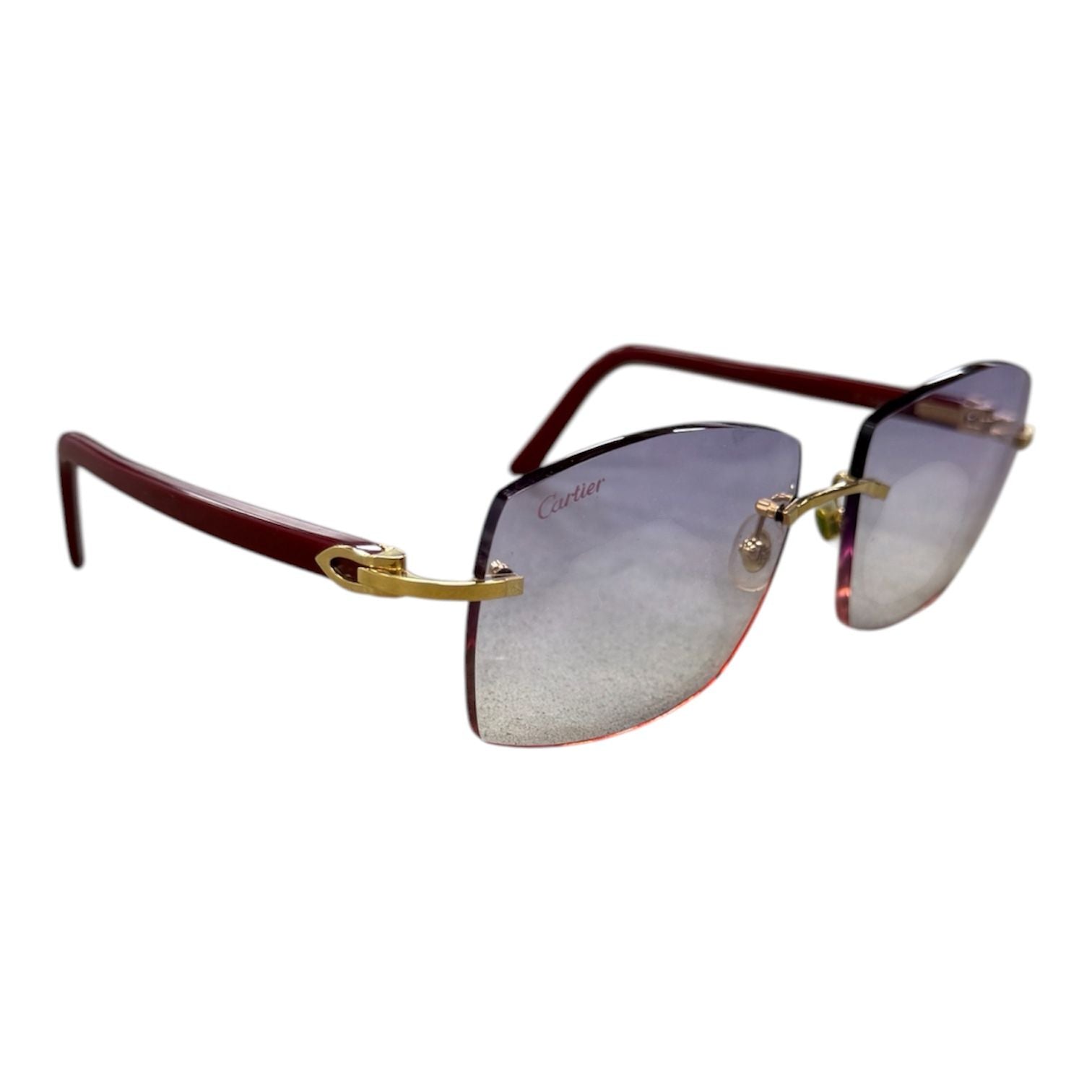 Cartier Composite Frames (Burgundy) - Preowned