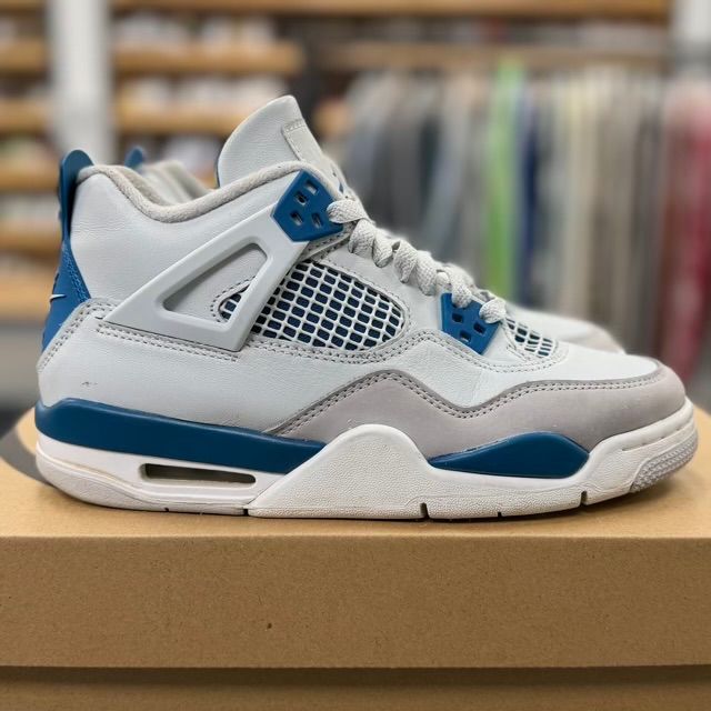 Jordan 4 Retro Military Blue (2024) (GS) - Preowned