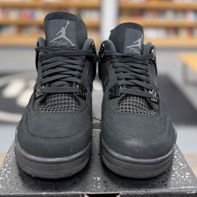Jordan 4 Retro Black Cat (2025) (GS) - Preowned