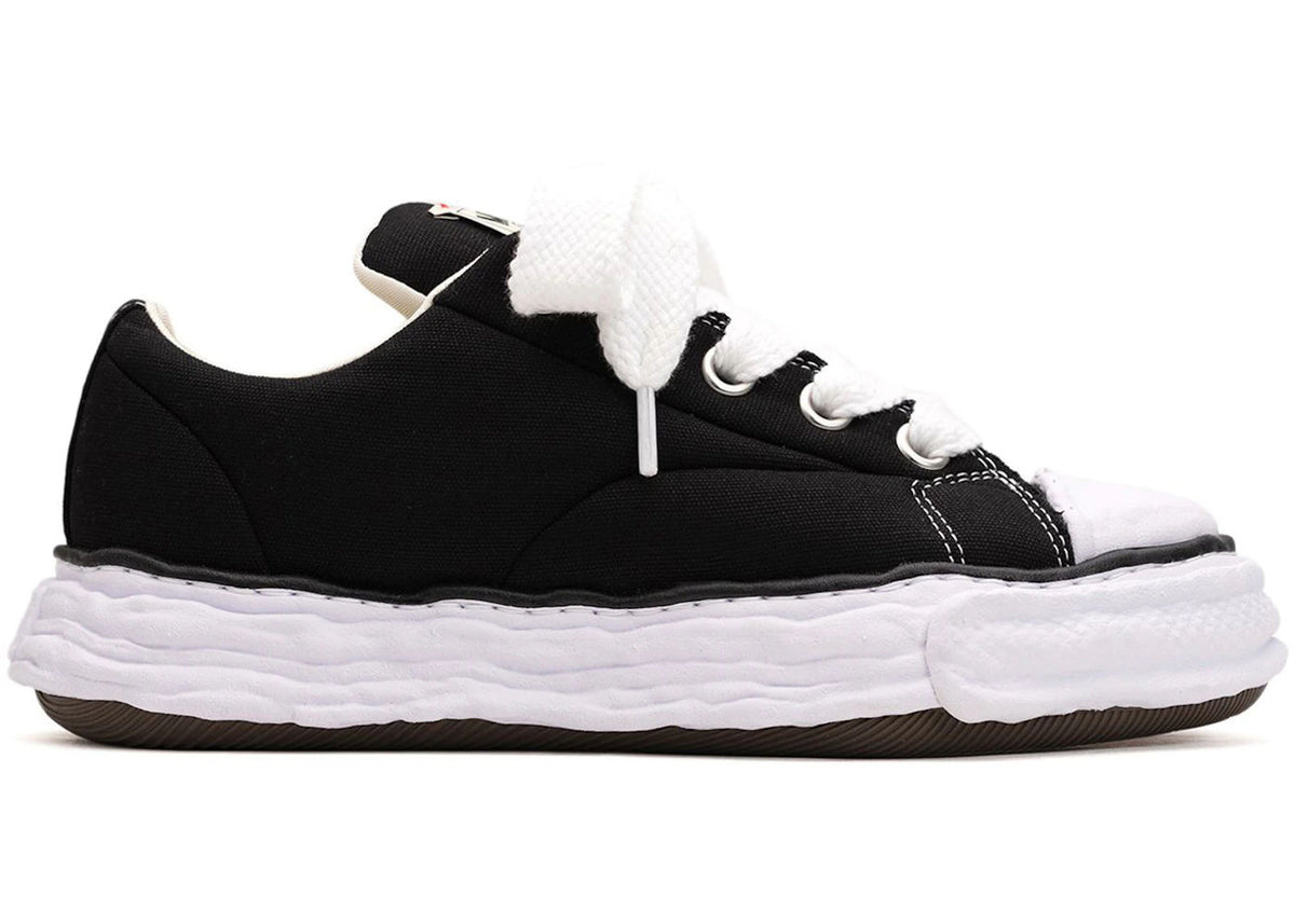 Maison Mihara Yasuhiro Peterson 23 OG Sole Padded Canvas Low Black White - Preowned