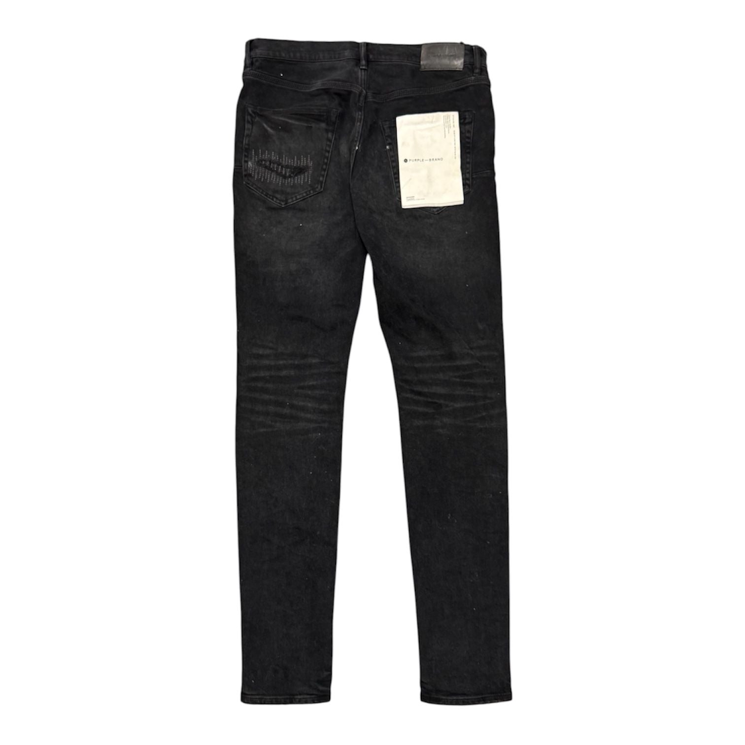 Purple Brand Distessed 3M Patch Jeans (Black) - Preowned