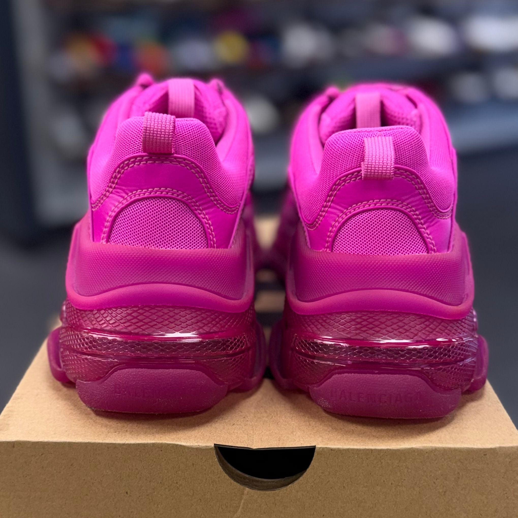 Balenciaga Triple S Clear Sole Pink (Women's) - Preowned