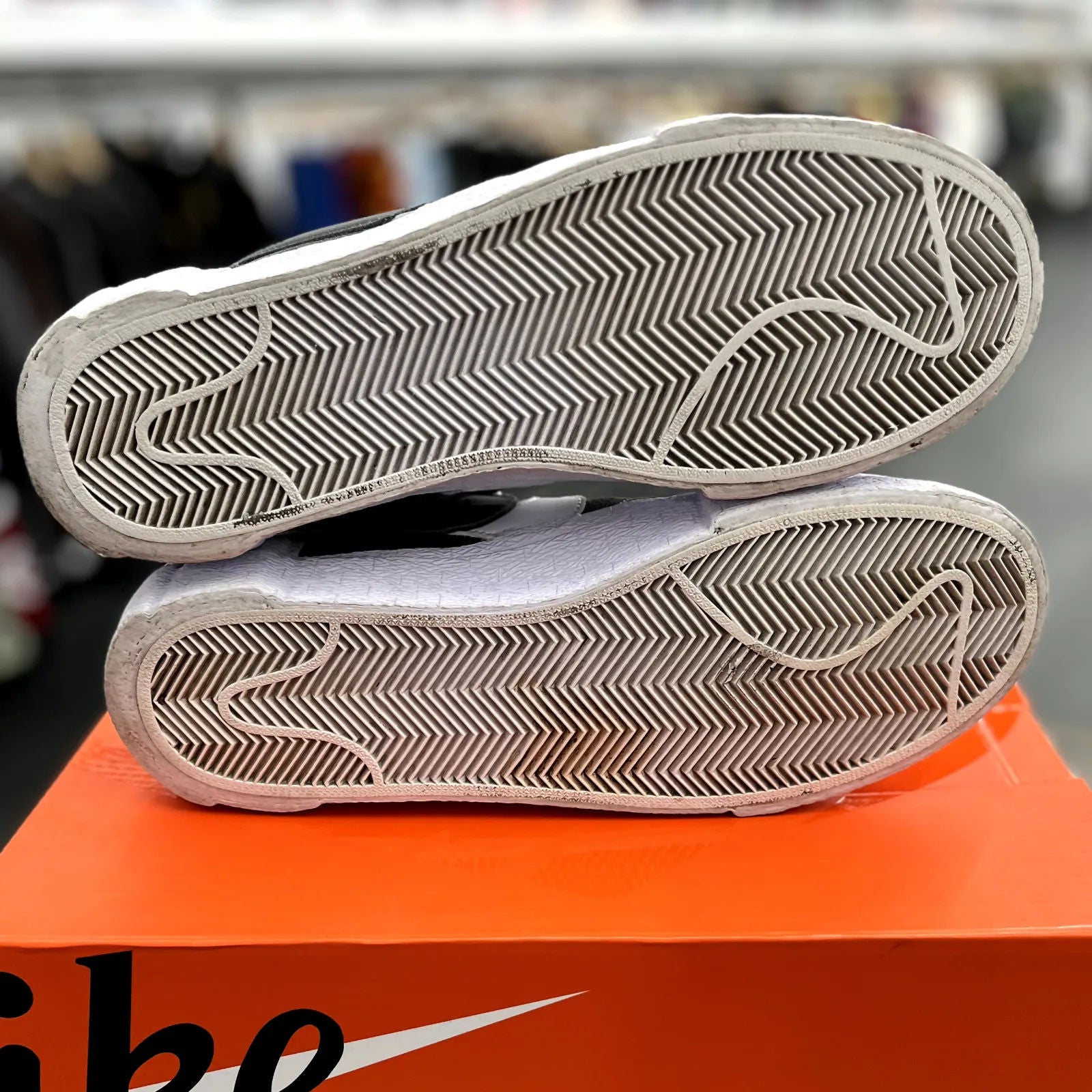 Nike Blazer Low Sacai Iron Grey - Preowned