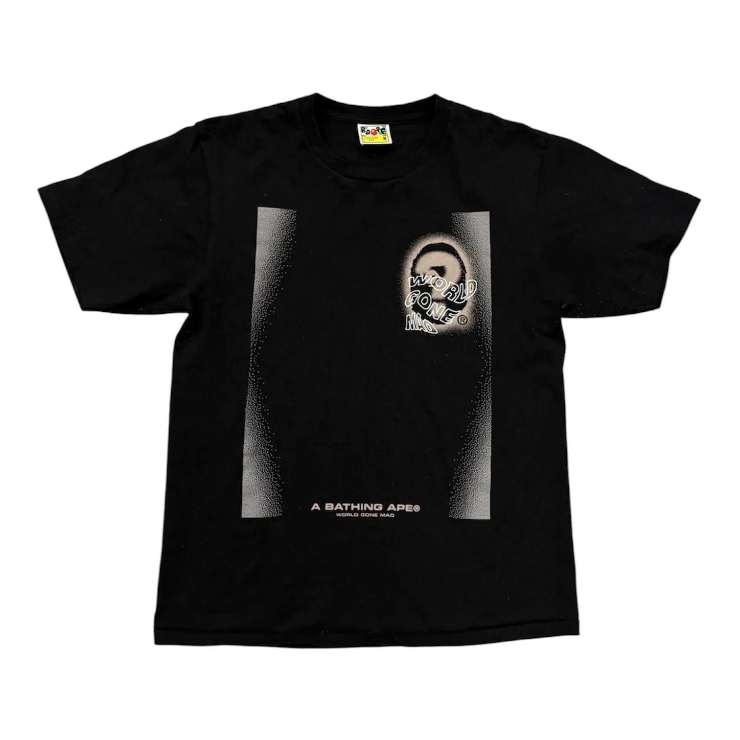 BAPE Multi Logo 3 Tee Black - Preowned