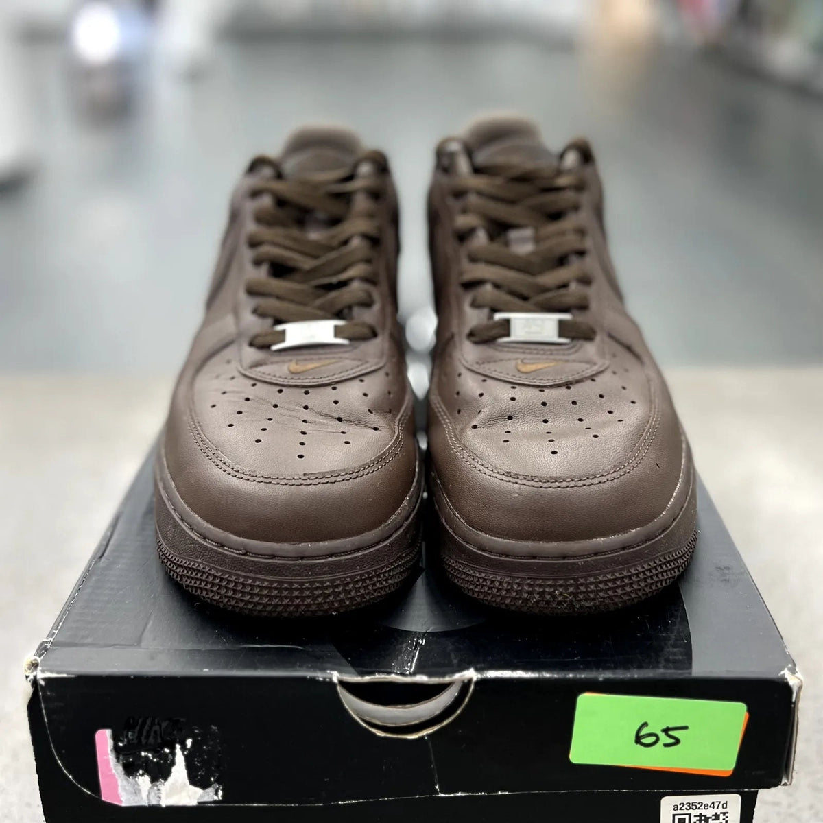Nike Air Force 1 Low Supreme Baroque Brown - Preowned