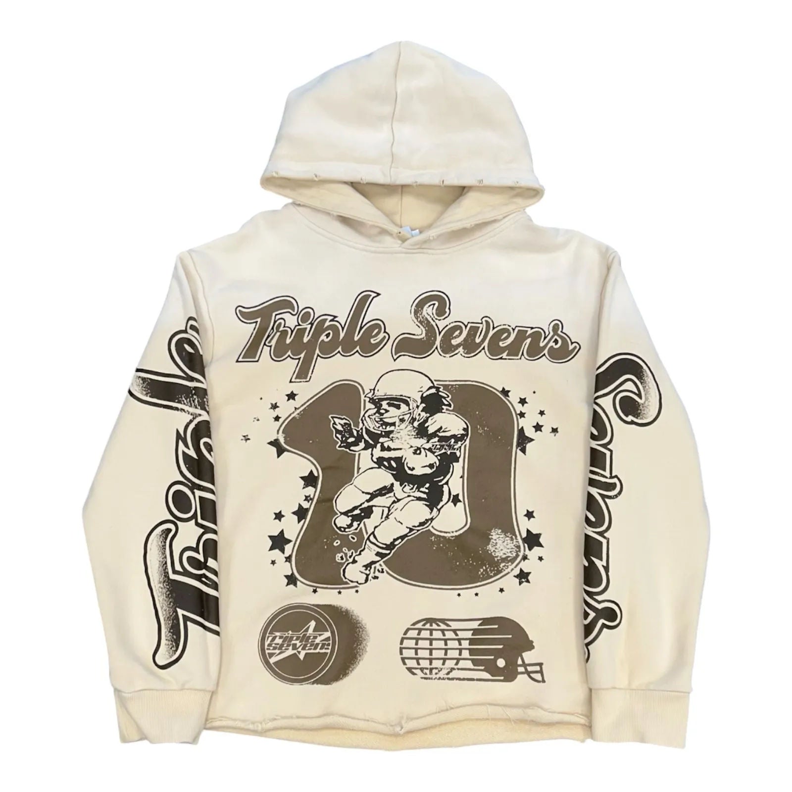 Triple Seven All Star Hoodie (Cream) - Preowned