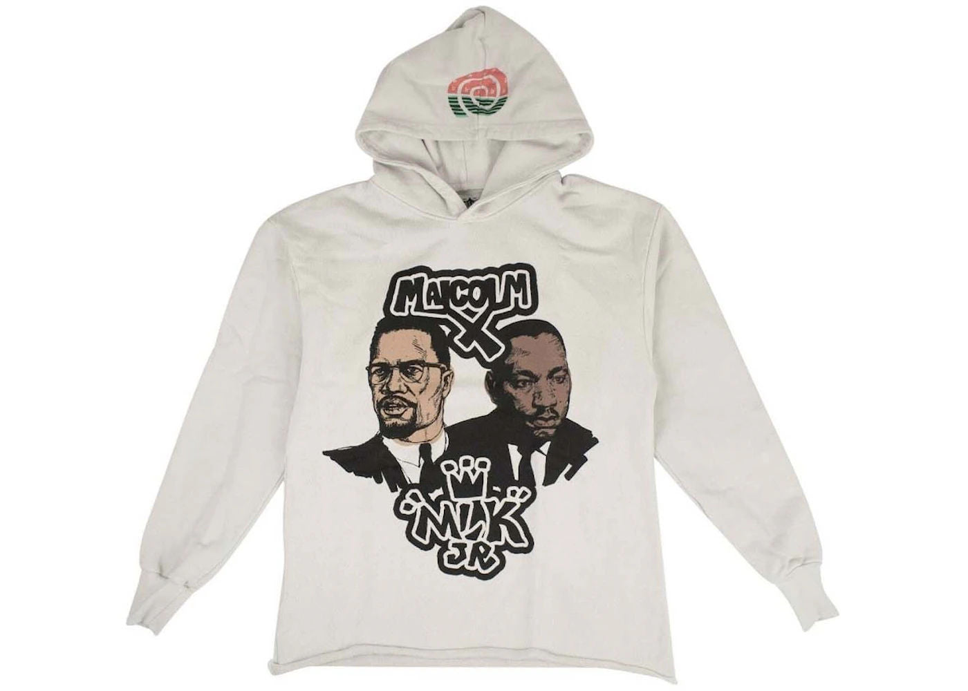Barriers MLK/Malcolm X Hoodie Grey - Preowned