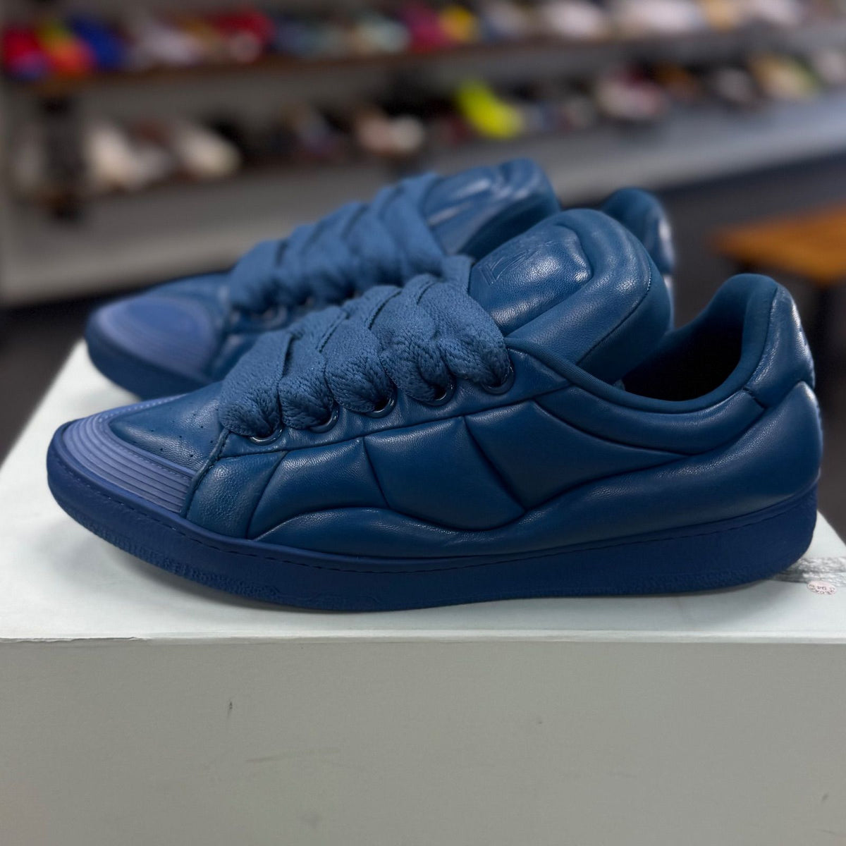 Lanvin Curb XL Sneaker (Bleu) - Preowned
