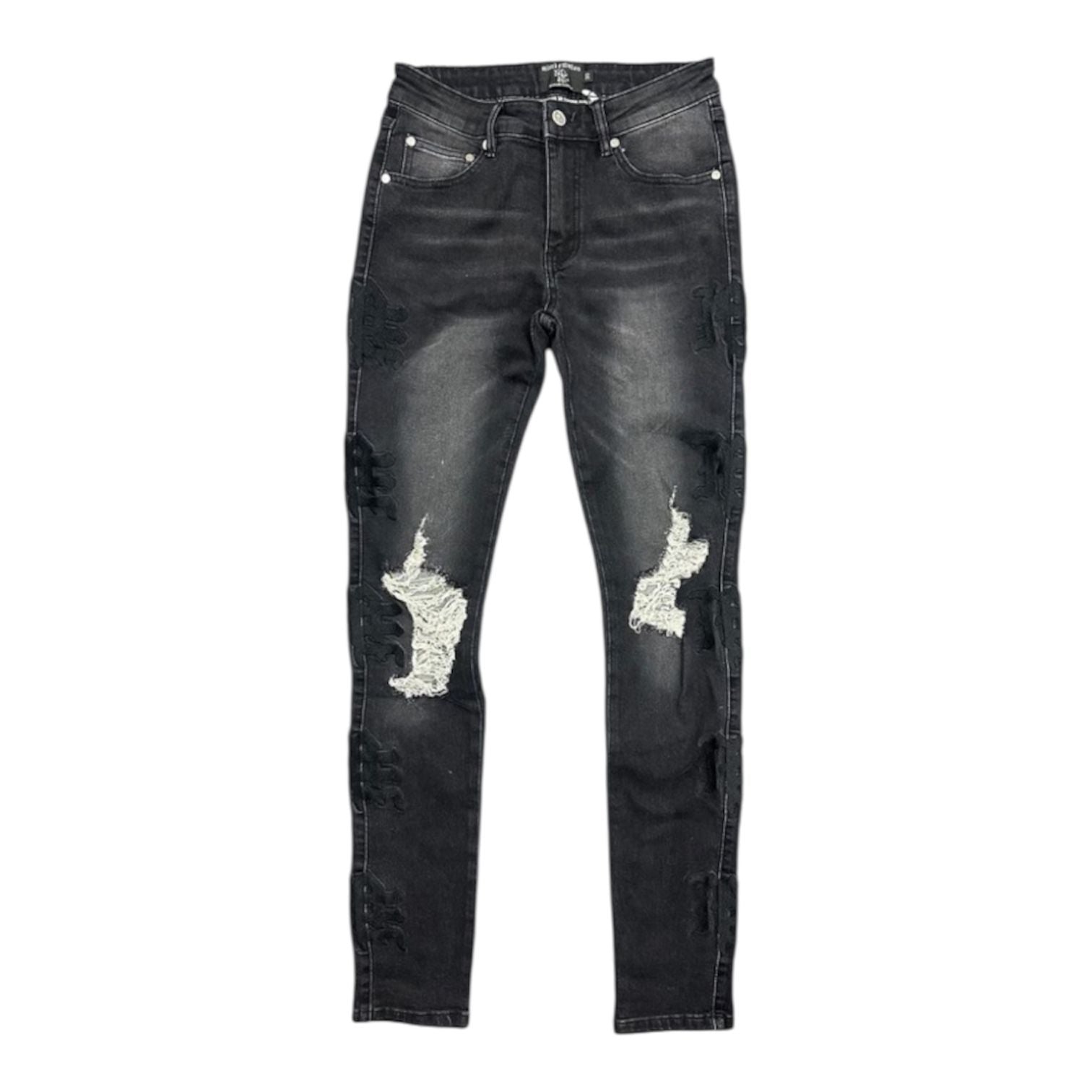 Mixed Emotion Monogram Denim (Midnight)