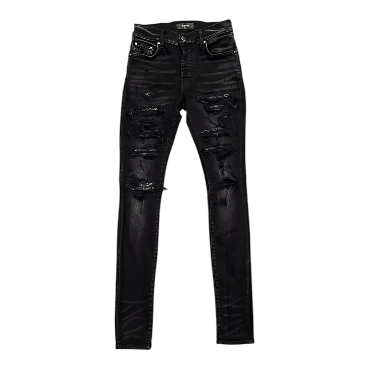 Amiri Thrasher Rainbow Paisley Jeans (Black) - Preowned