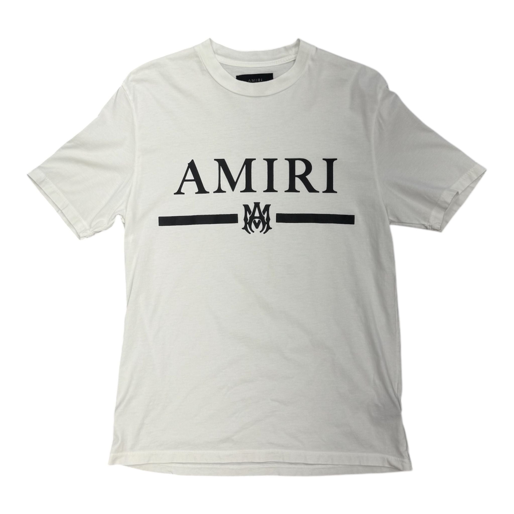 AMIRI MA Bar Logo Tee (White) - Preowned