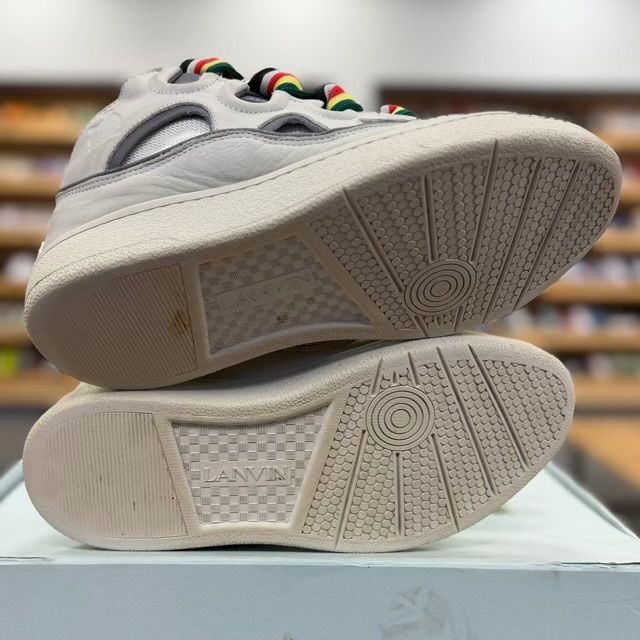 Lanvin Curb Sneaker White Multicolor - Preowned