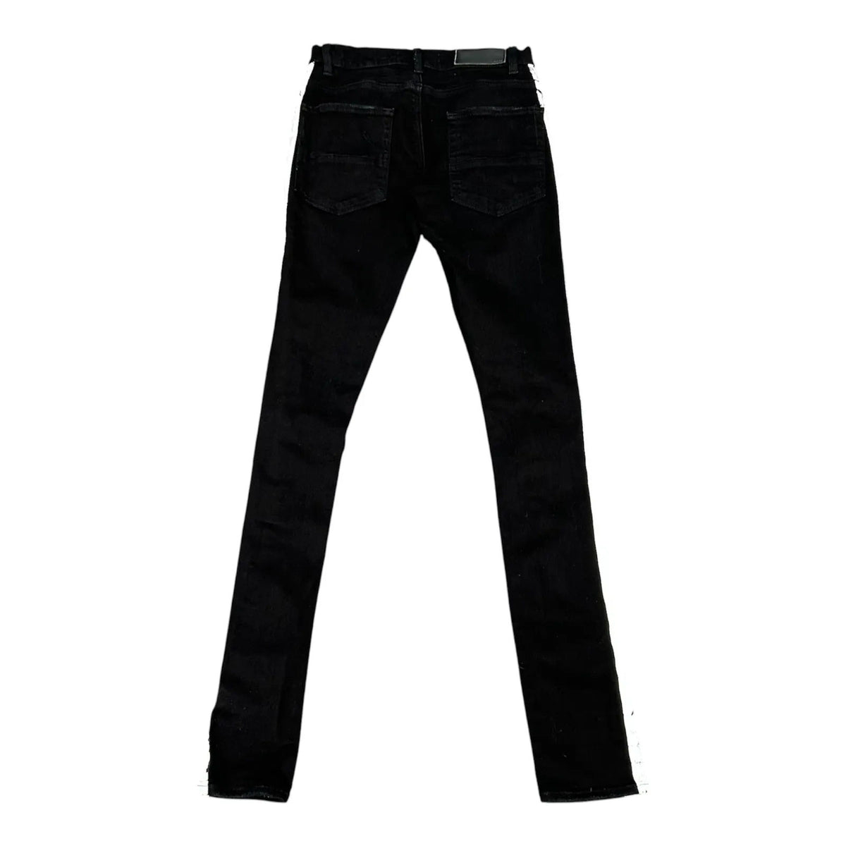 Amiri Flocked Track Jeans (Black/White) - Preowned