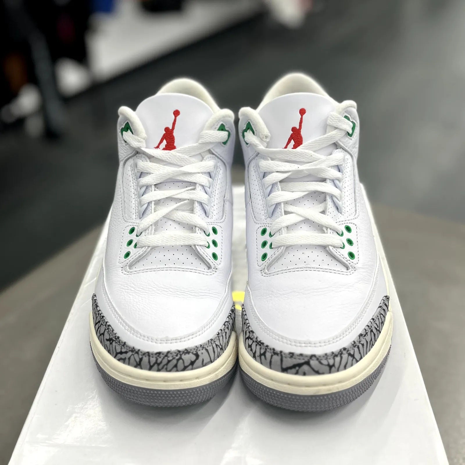 Jordan 3 Retro Lucky Green (Women's) - Preowned