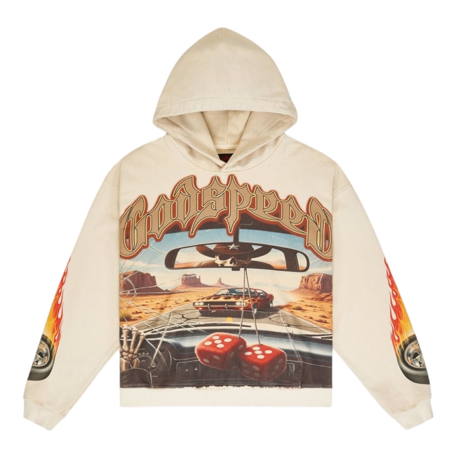 Godspeed On the Run II Hoodie (Bone) - Preowned