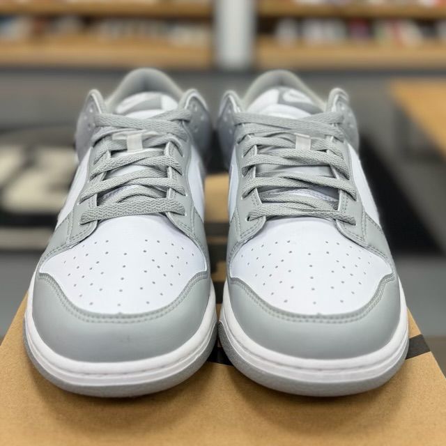 Nike Dunk Low White Light Smoke Grey - Preowned