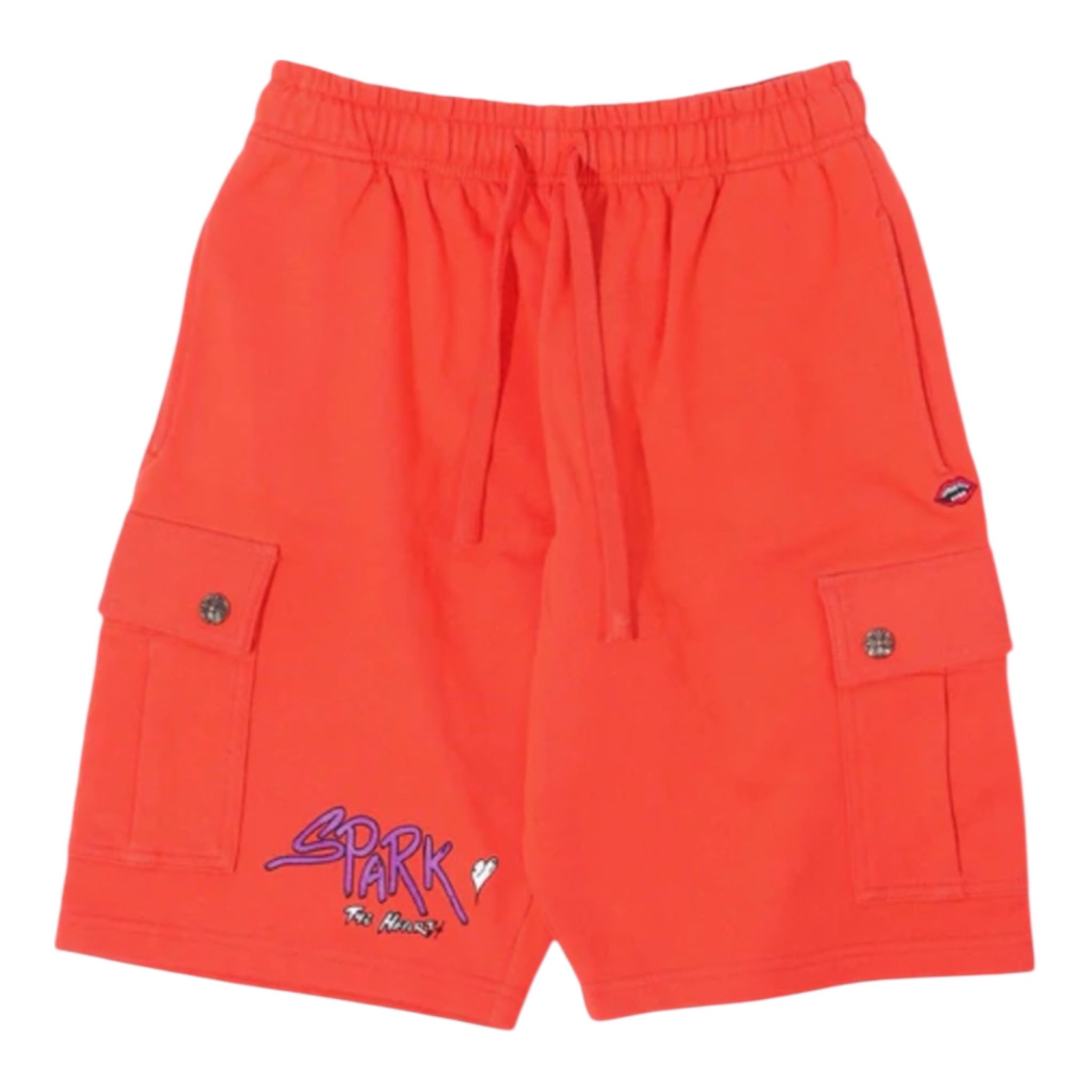 Chrome Hearts Matty Boy Sadistic Lipstick Cargo Shorts (Red)