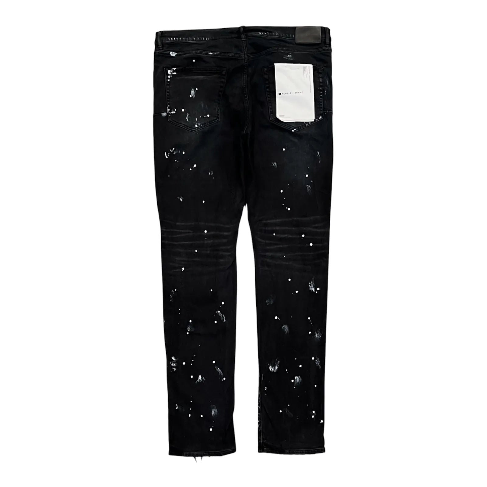 Purple Brand P.001 White Paint Splatter (Black) - Preowned