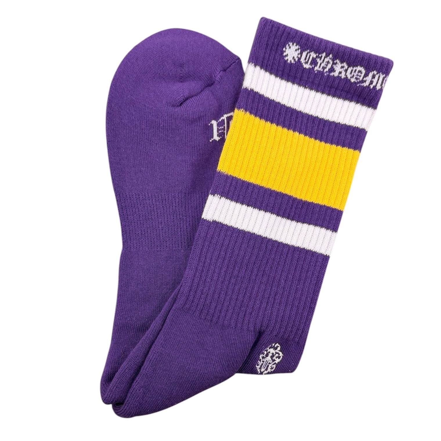 Chrome Hearts Sport Fuck You Socks (Purple)