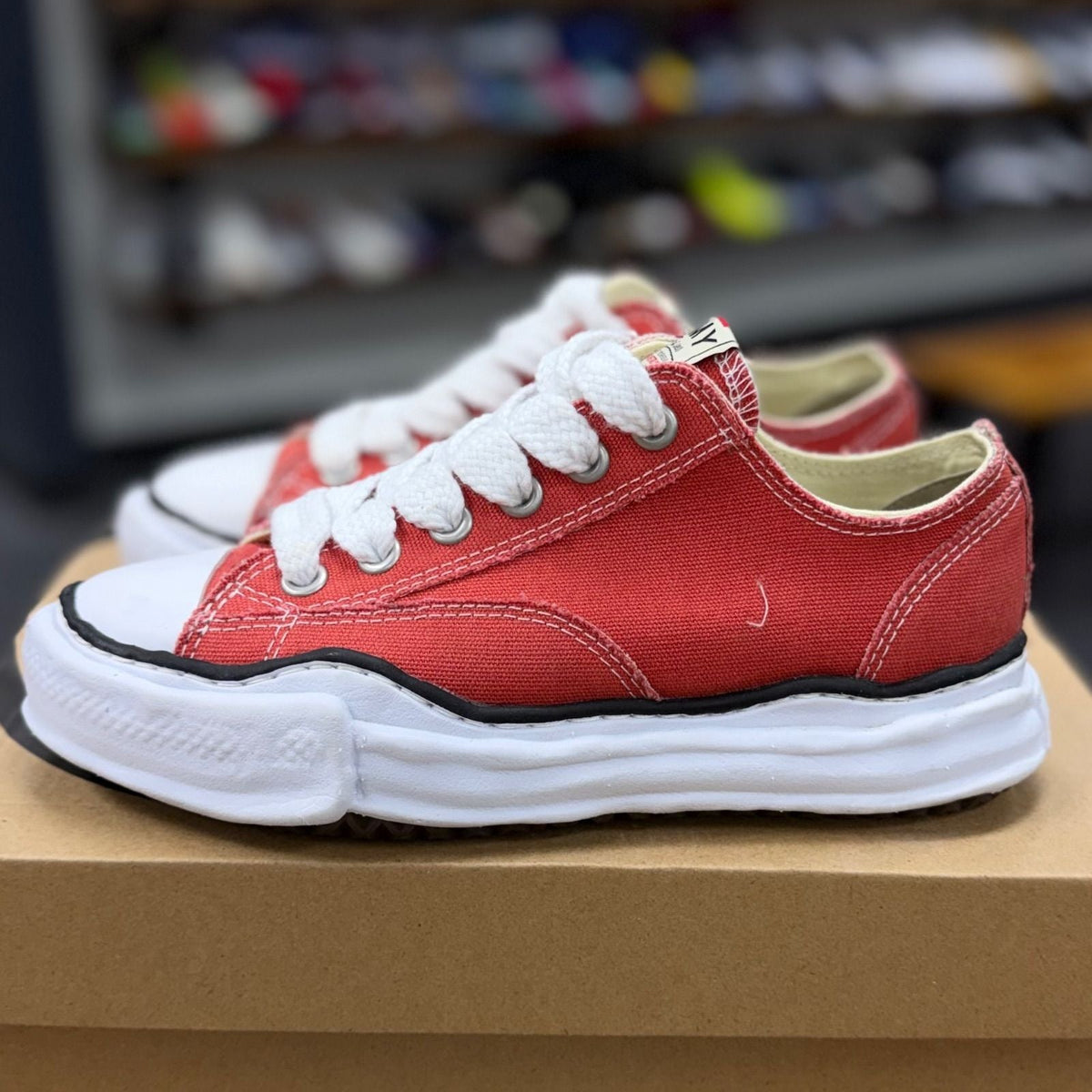 Maison Mihara Yasuhiro Peterson OG Sole Canvas Low Orange - Preowned