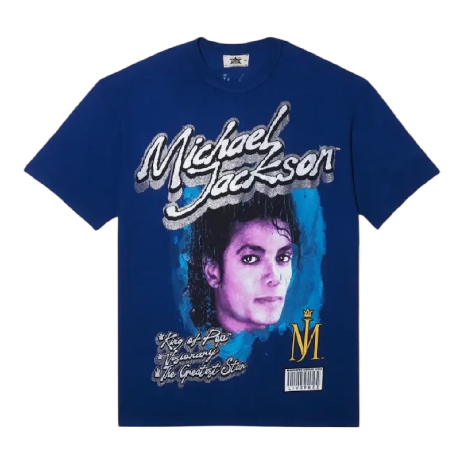 Barriers "Michael Jackson King of Pop" Tee (Blue)
